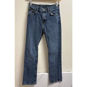 Wrangler Boys Jeans Size 14 Regular Blue Denim Straight Leg Classic Fit